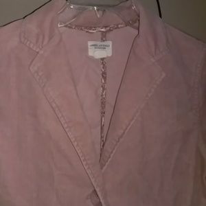 Pink corduroy blazer